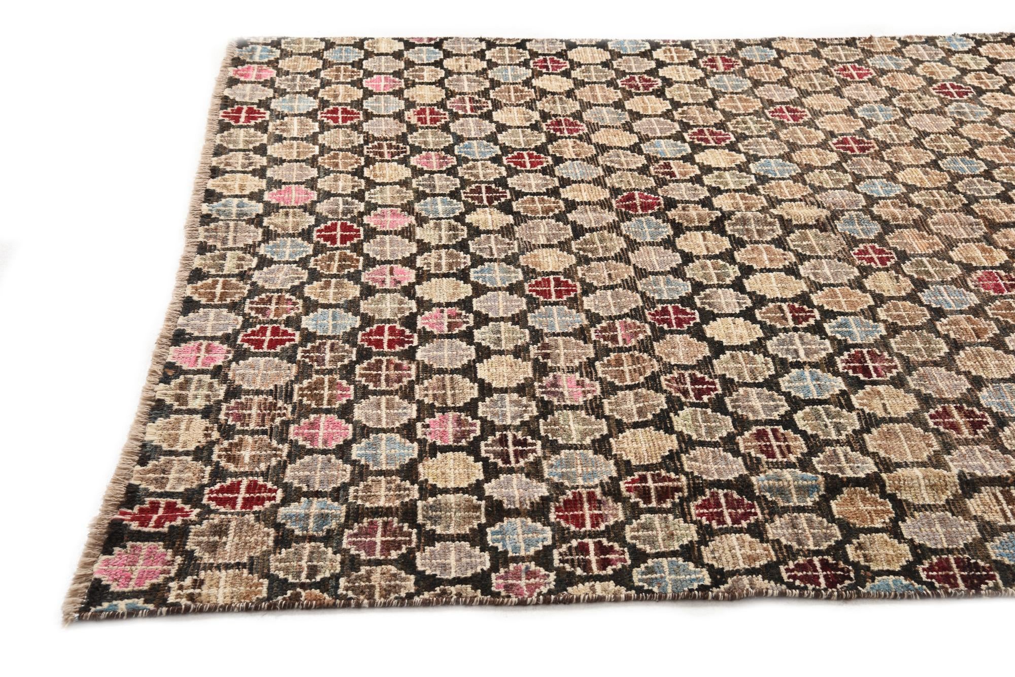 5' 10 x 8' 9 Hand Knotted Moroccan Wool Rug