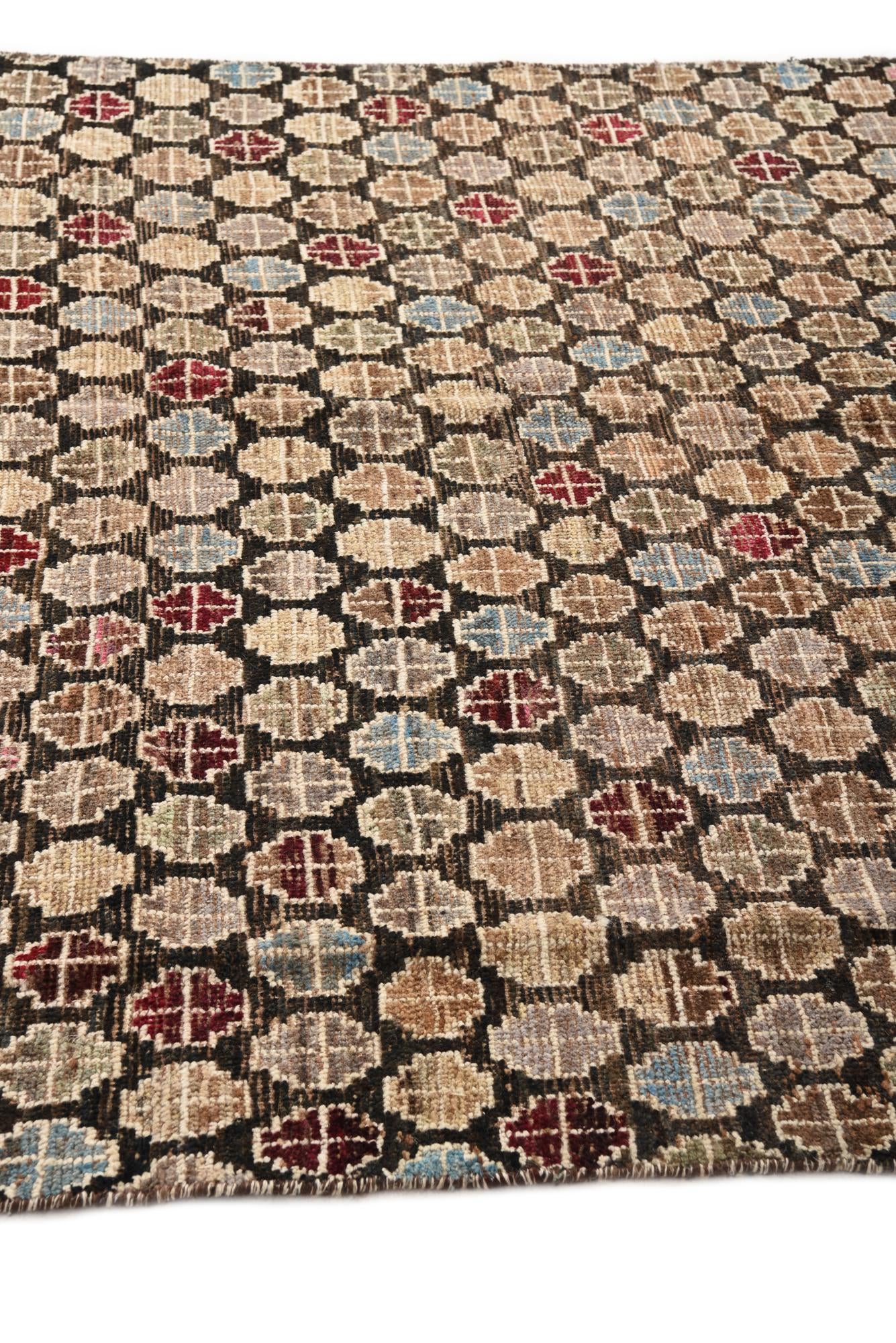 5' 10 x 8' 9 Hand Knotted Moroccan Wool Rug