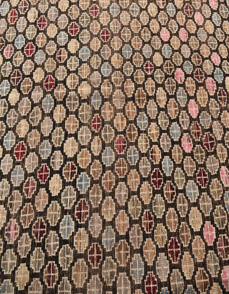 Detail image of 5' 10 x 8' 9  Hand Knotted Moroccan Wool Rug