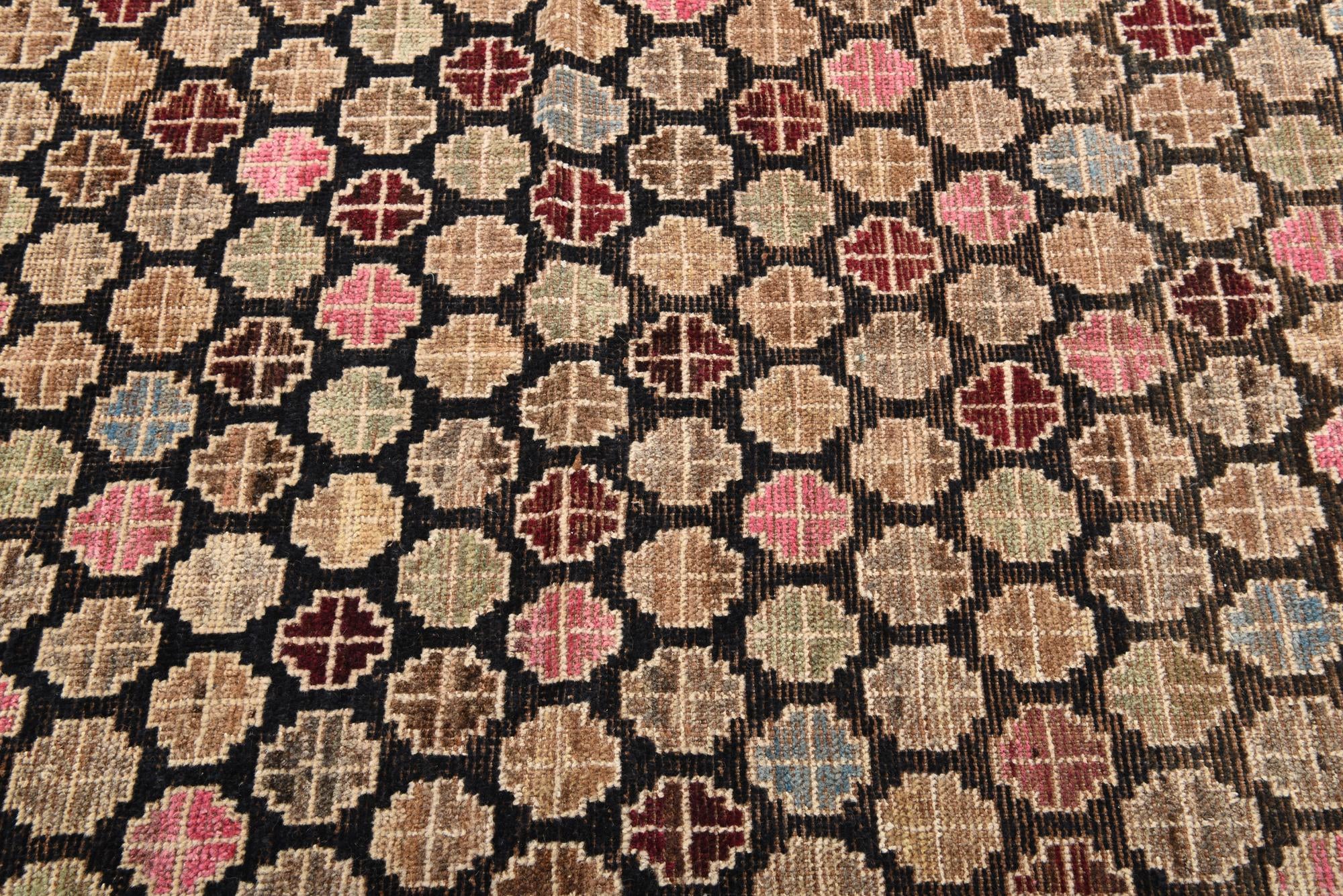 5' x 8' 2 Hand Knotted Moroccan Wool Rug