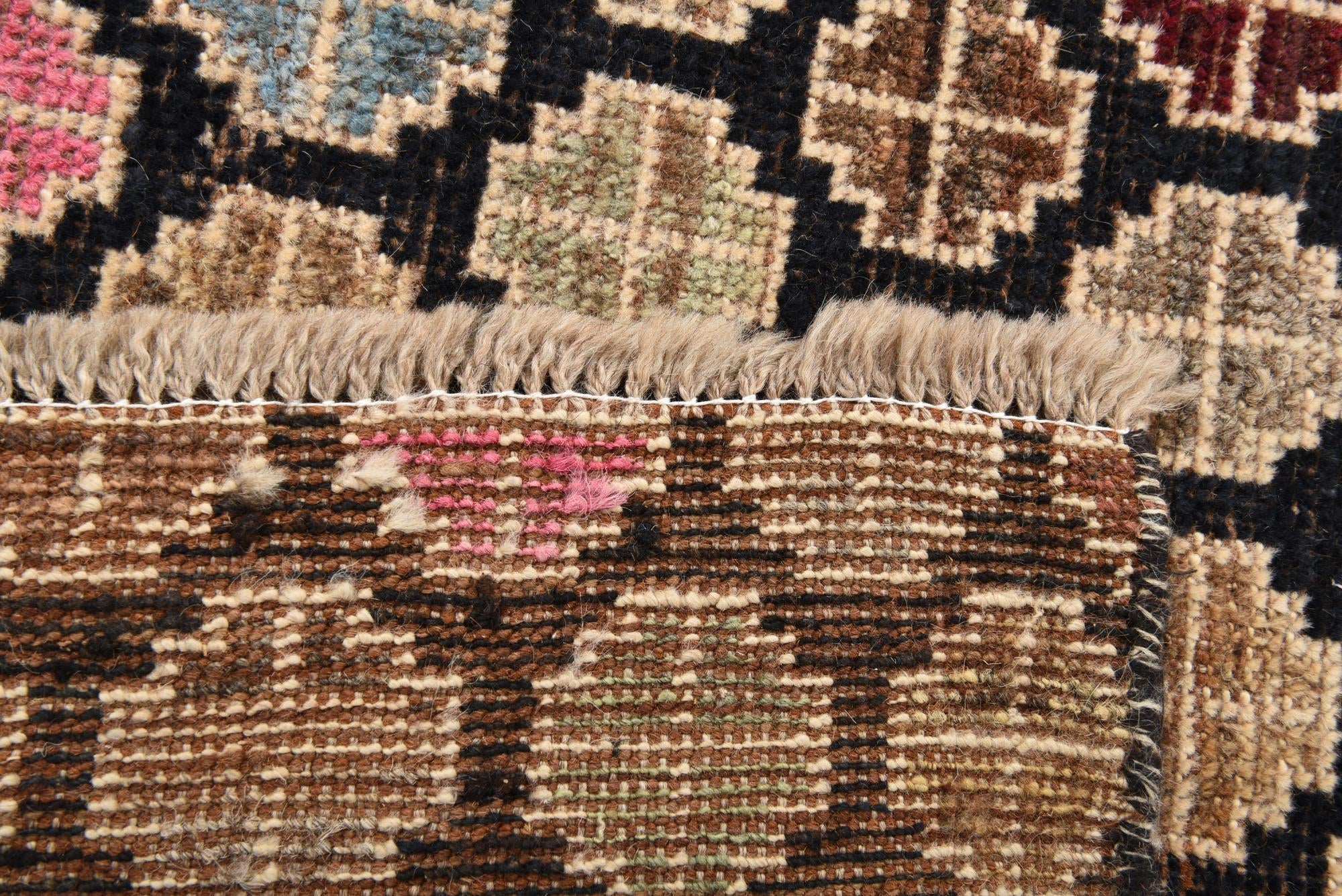 5' x 8' 2 Hand Knotted Moroccan Wool Rug