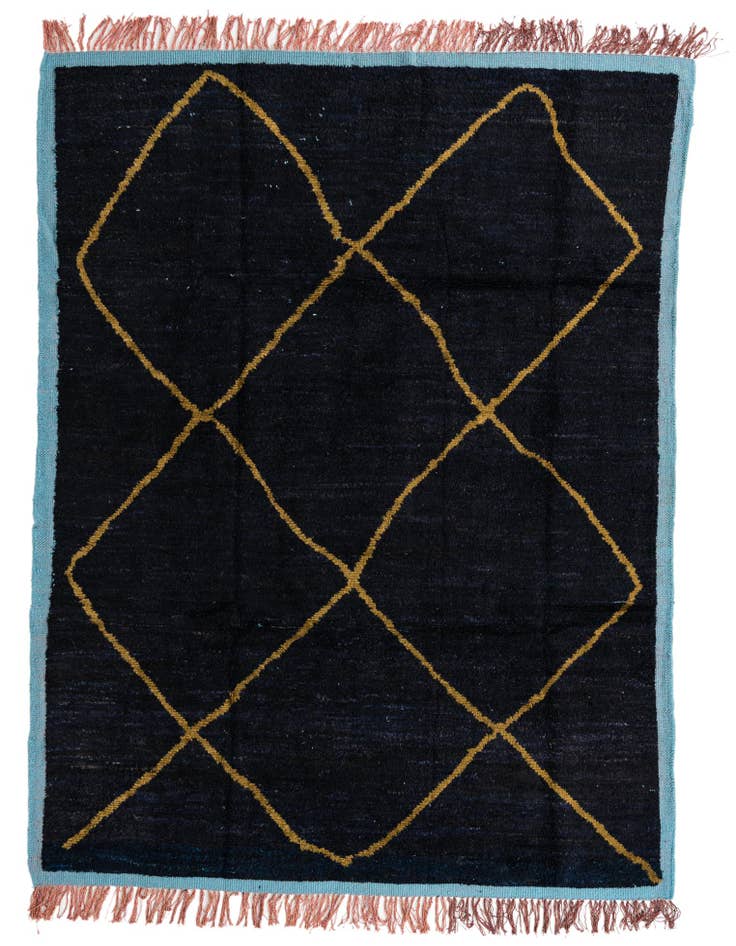 Detail image of 7' 8 x 10' 3 Hand Knotted Moroccan Wool Rug