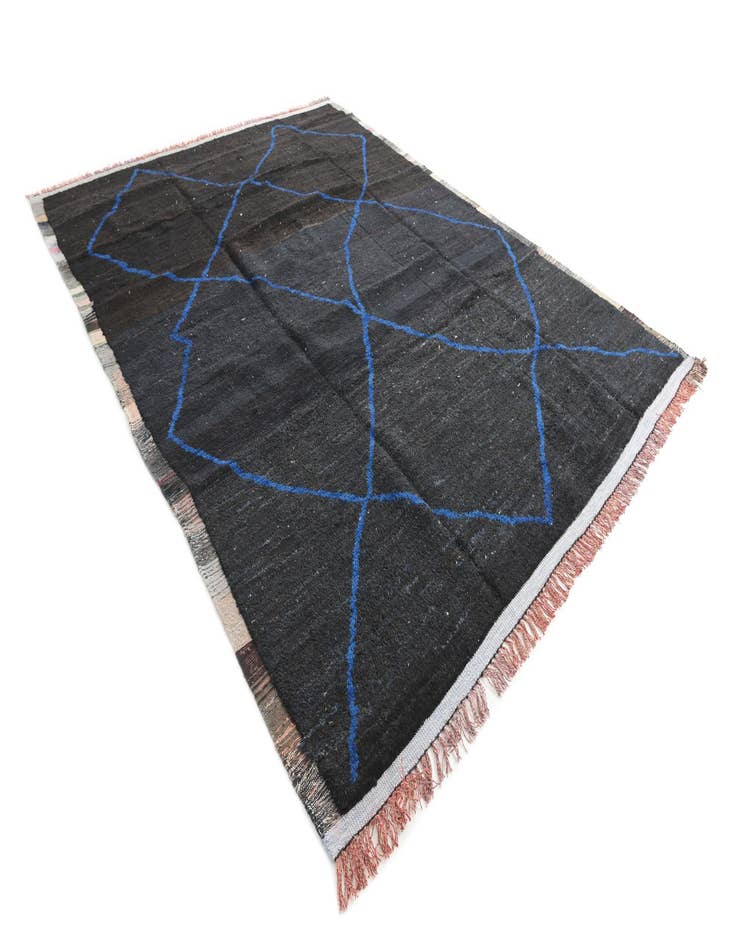 Detail image of 8' 8 x 11' 6  Hand Knotted Moroccan Wool Rug