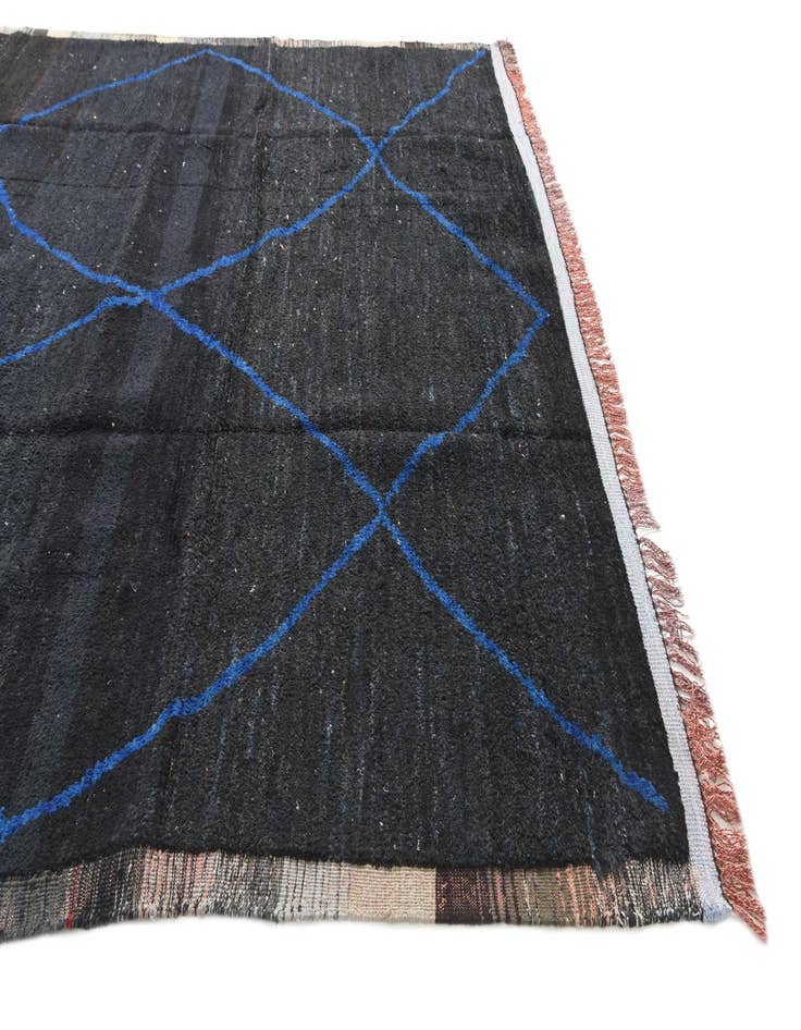 Detail image of 8' 8 x 11' 6  Hand Knotted Moroccan Wool Rug