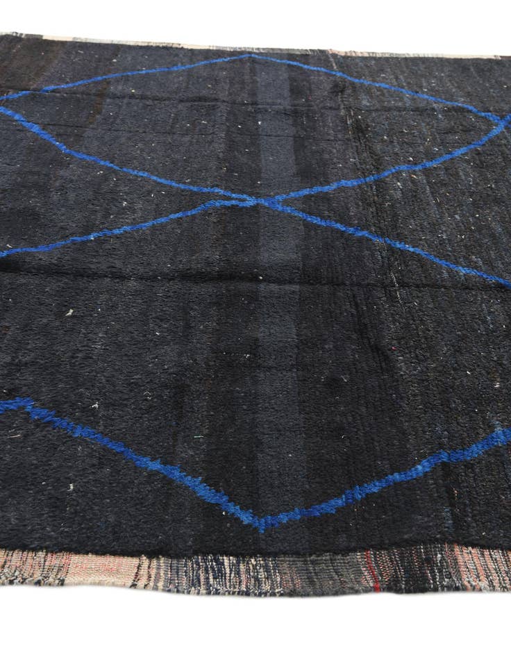 Detail image of 8' 8 x 11' 6  Hand Knotted Moroccan Wool Rug