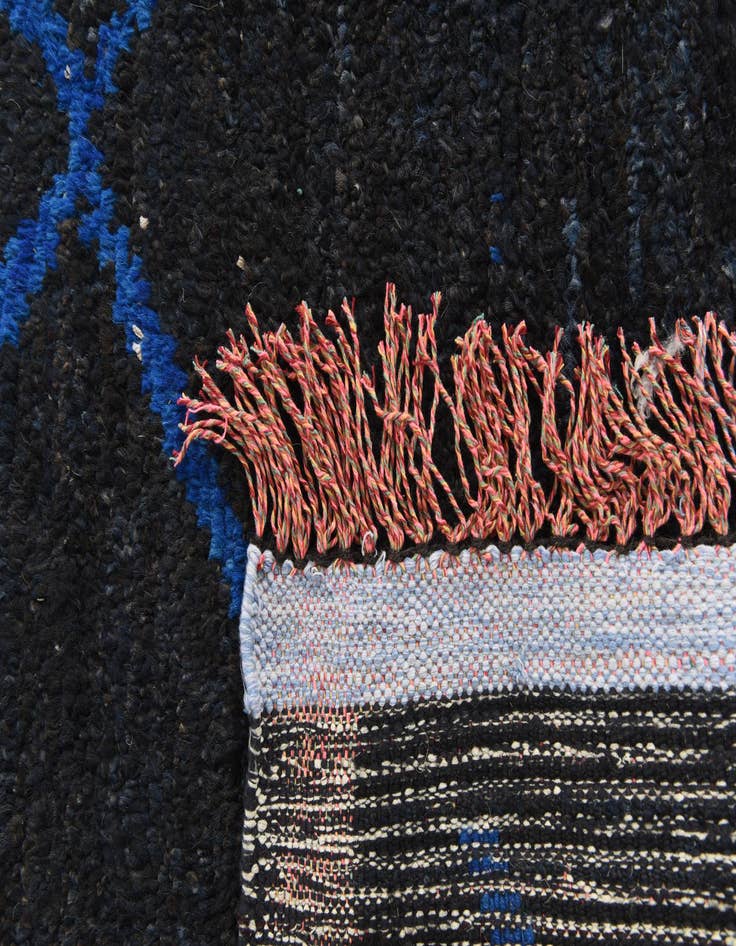 Detail image of 8' 8 x 11' 6  Hand Knotted Moroccan Wool Rug