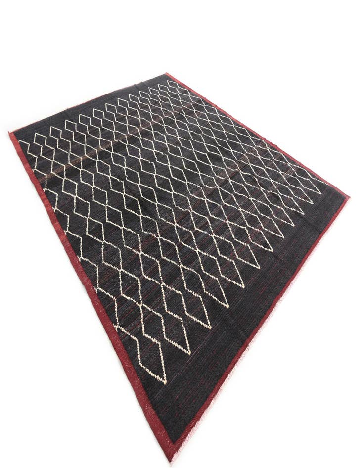 Detail image of 8' 6 x 10' 6 Hand Knotted Moroccan Wool Rug