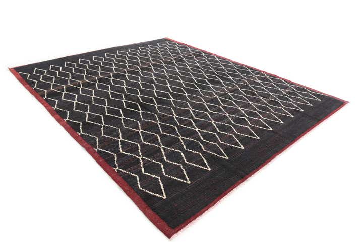 8' 6 x 10' 6 Hand Knotted Moroccan Wool Rug
