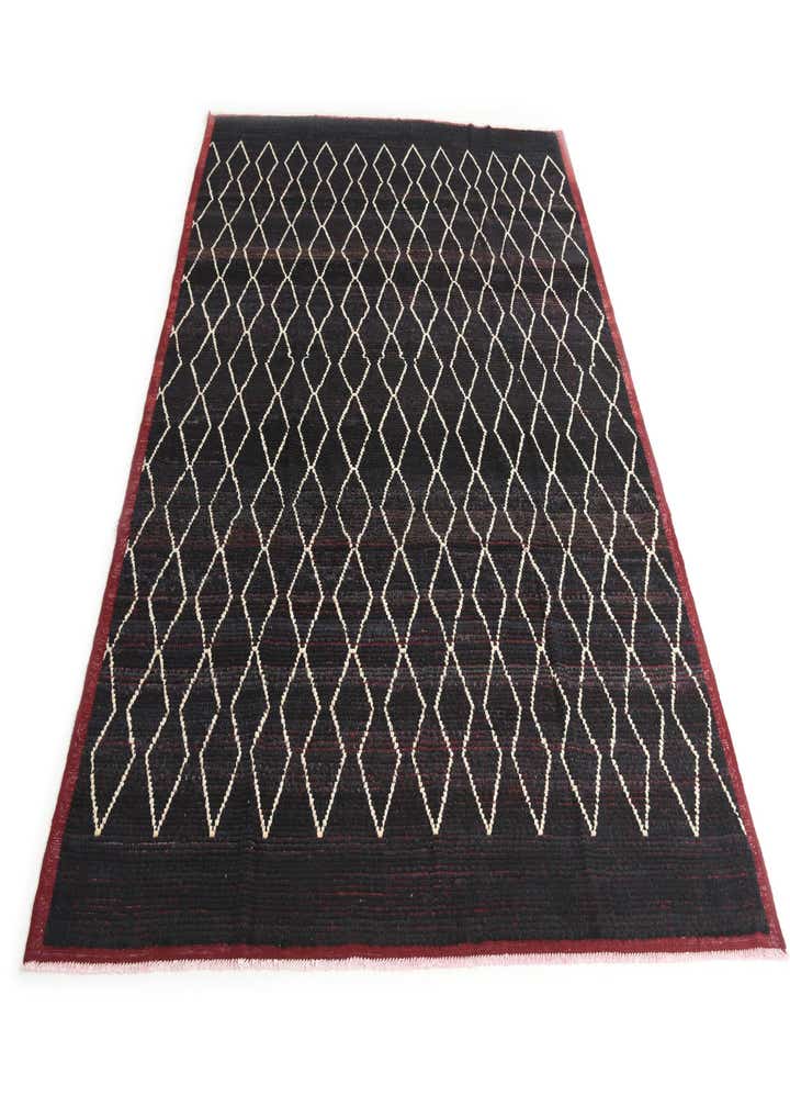 8' 6 x 10' 6 Hand Knotted Moroccan Wool Rug