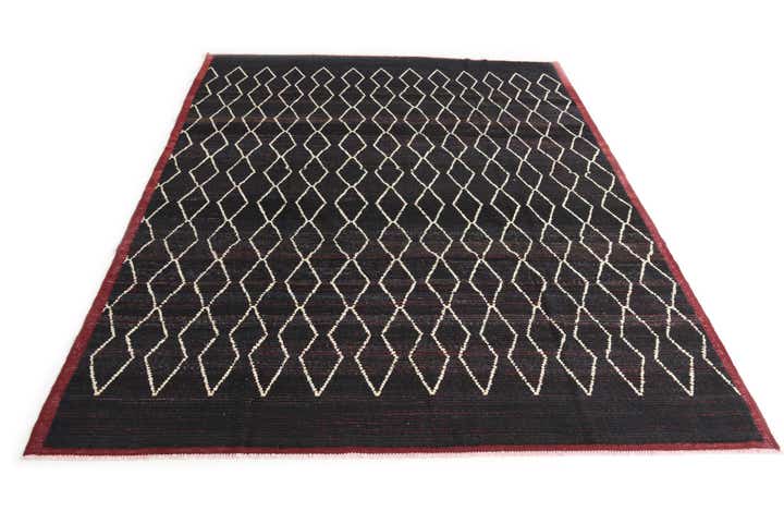 8' 6 x 10' 6 Hand Knotted Moroccan Wool Rug