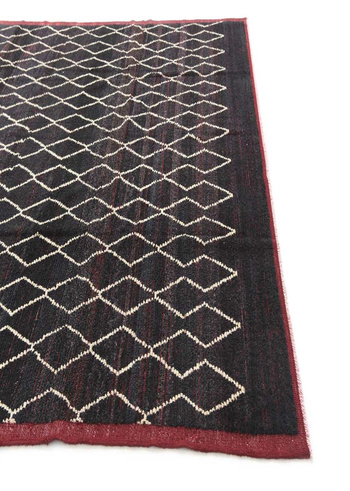 8' 6 x 10' 6 Hand Knotted Moroccan Wool Rug