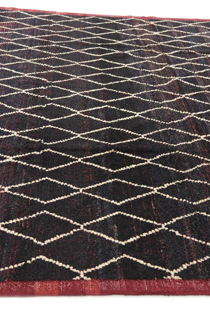 8' 6 x 10' 6 Hand Knotted Moroccan Wool Rug