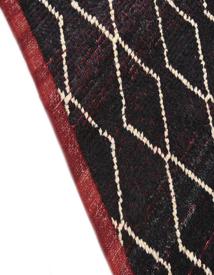 Detail image of 8' 6 x 10' 6  Hand Knotted Moroccan Wool Rug