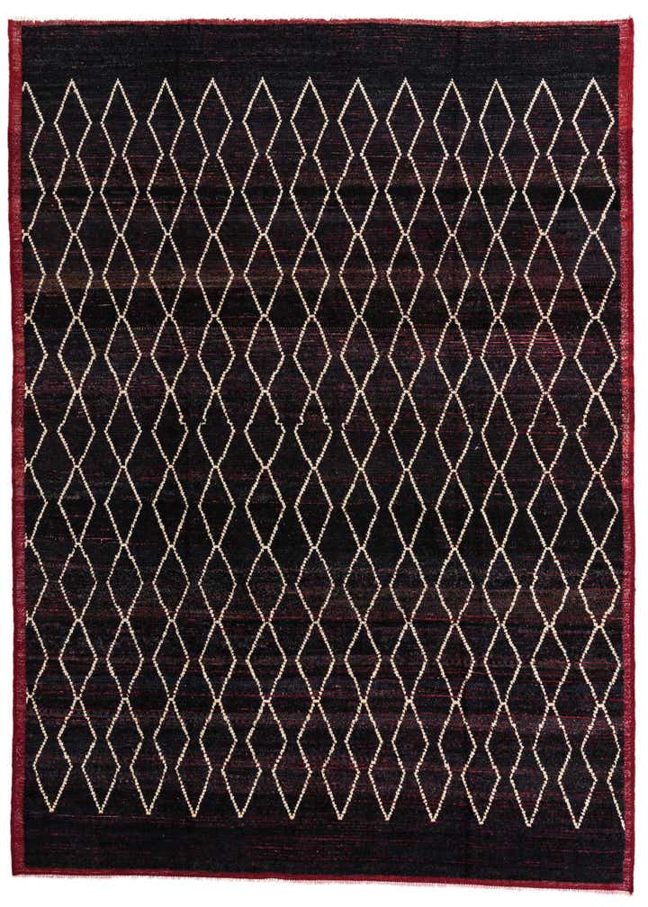 8' 6 x 10' 6 Hand Knotted Moroccan Wool Rug