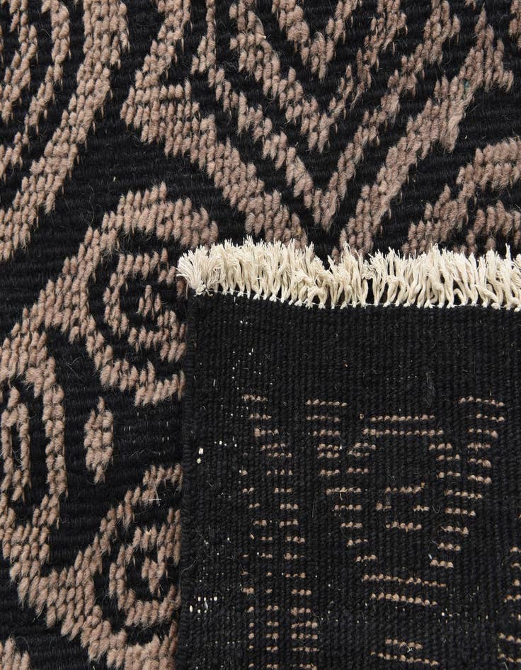 Detail image of 6' 2 x 9' 6  Hand Knotted Moroccan Wool Rug