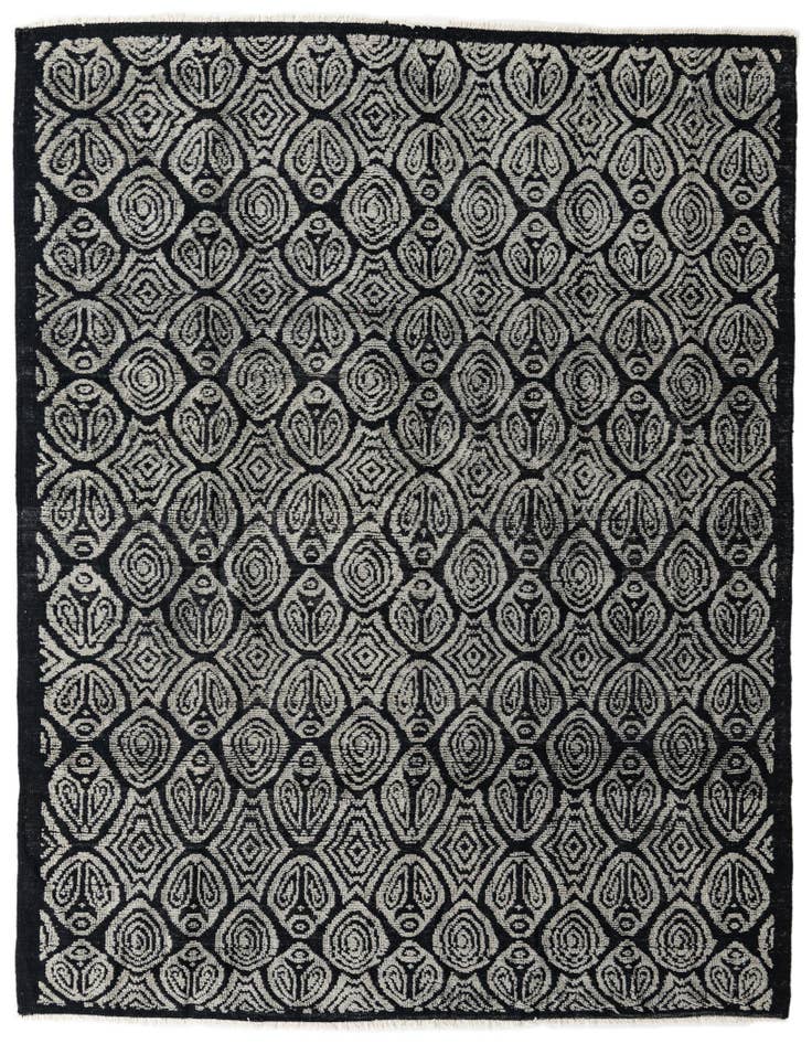 Detail image of 8' 6 x 10' 4 Hand Knotted Moroccan Wool Rug