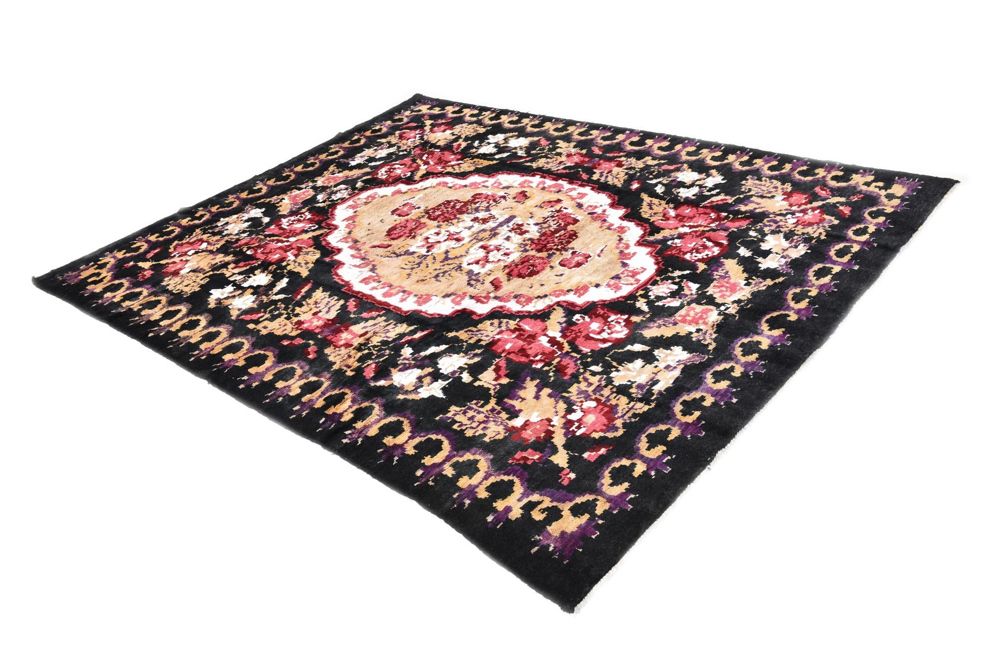 7' 9 x 9' 7 Hand Knotted Moroccan Wool Rug
