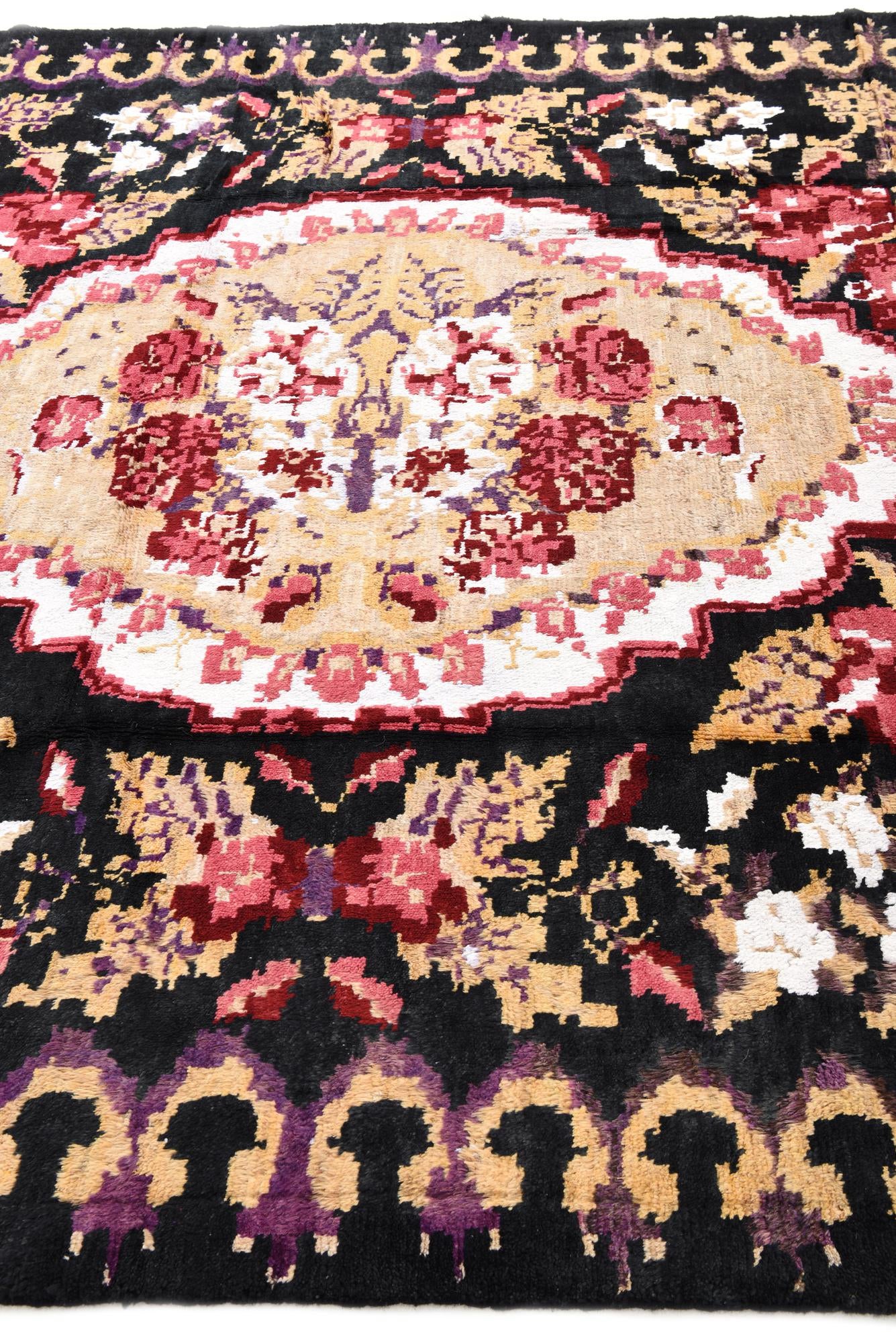 7' 9 x 9' 7 Hand Knotted Moroccan Wool Rug