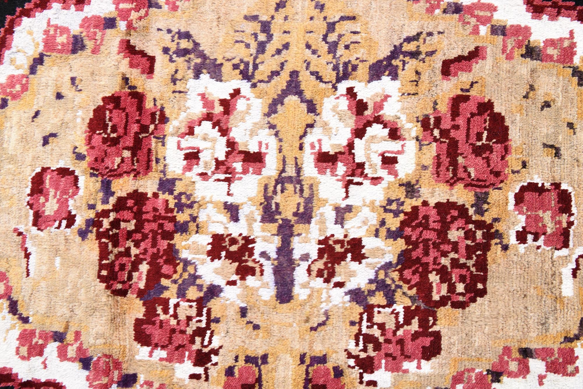 7' 9 x 9' 7 Hand Knotted Moroccan Wool Rug