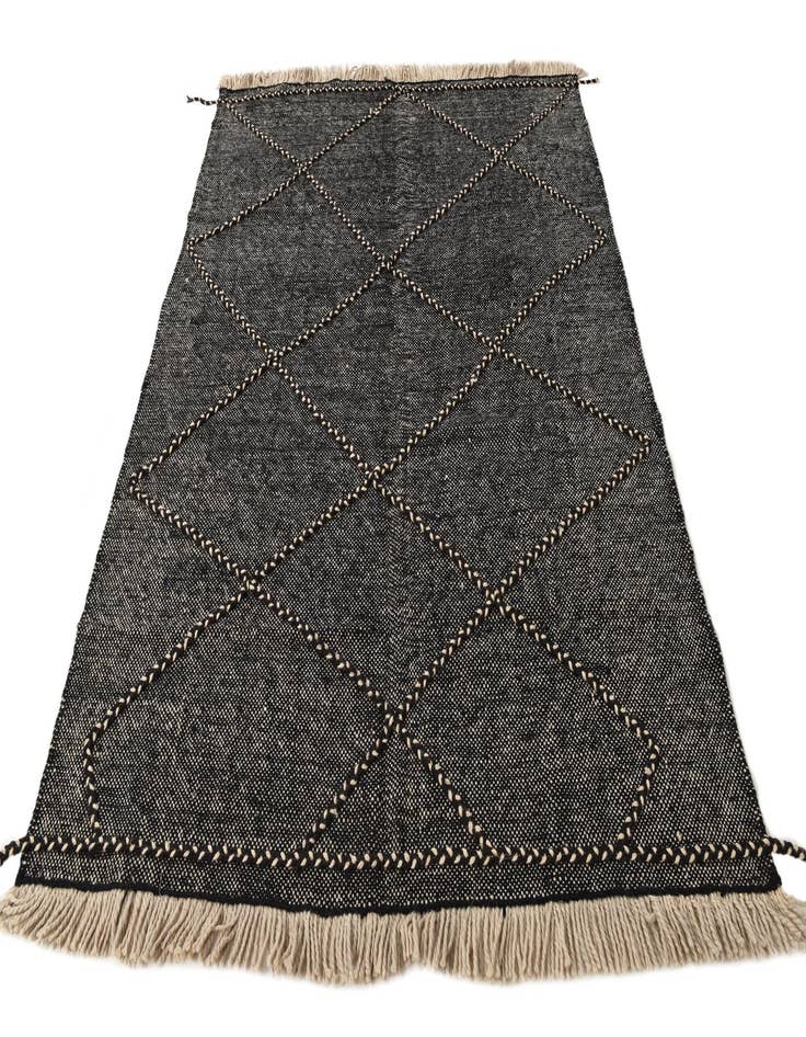 Detail image of 5' 10 x 7' 8  Hand Knotted Moroccan Wool Rug