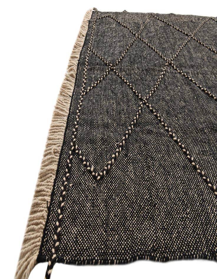 Detail image of 5' 10 x 7' 8  Hand Knotted Moroccan Wool Rug