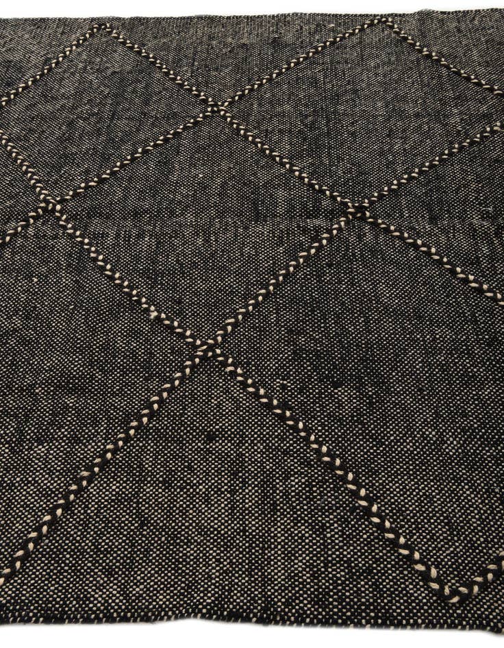 Detail image of 5' 10 x 7' 8  Hand Knotted Moroccan Wool Rug