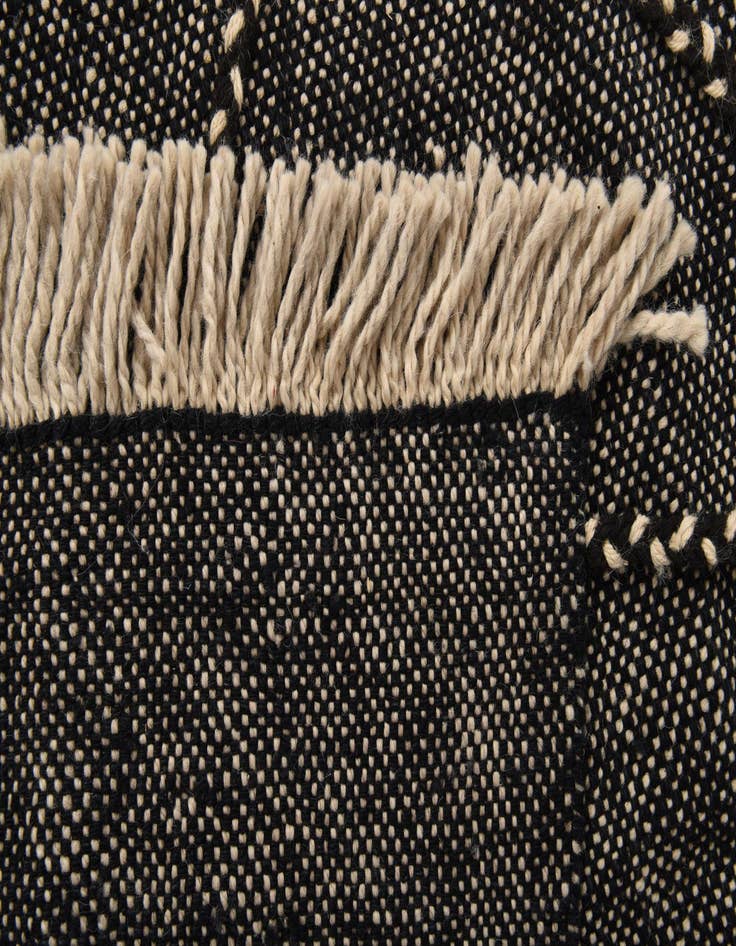 Detail image of 5' 10 x 7' 8  Hand Knotted Moroccan Wool Rug