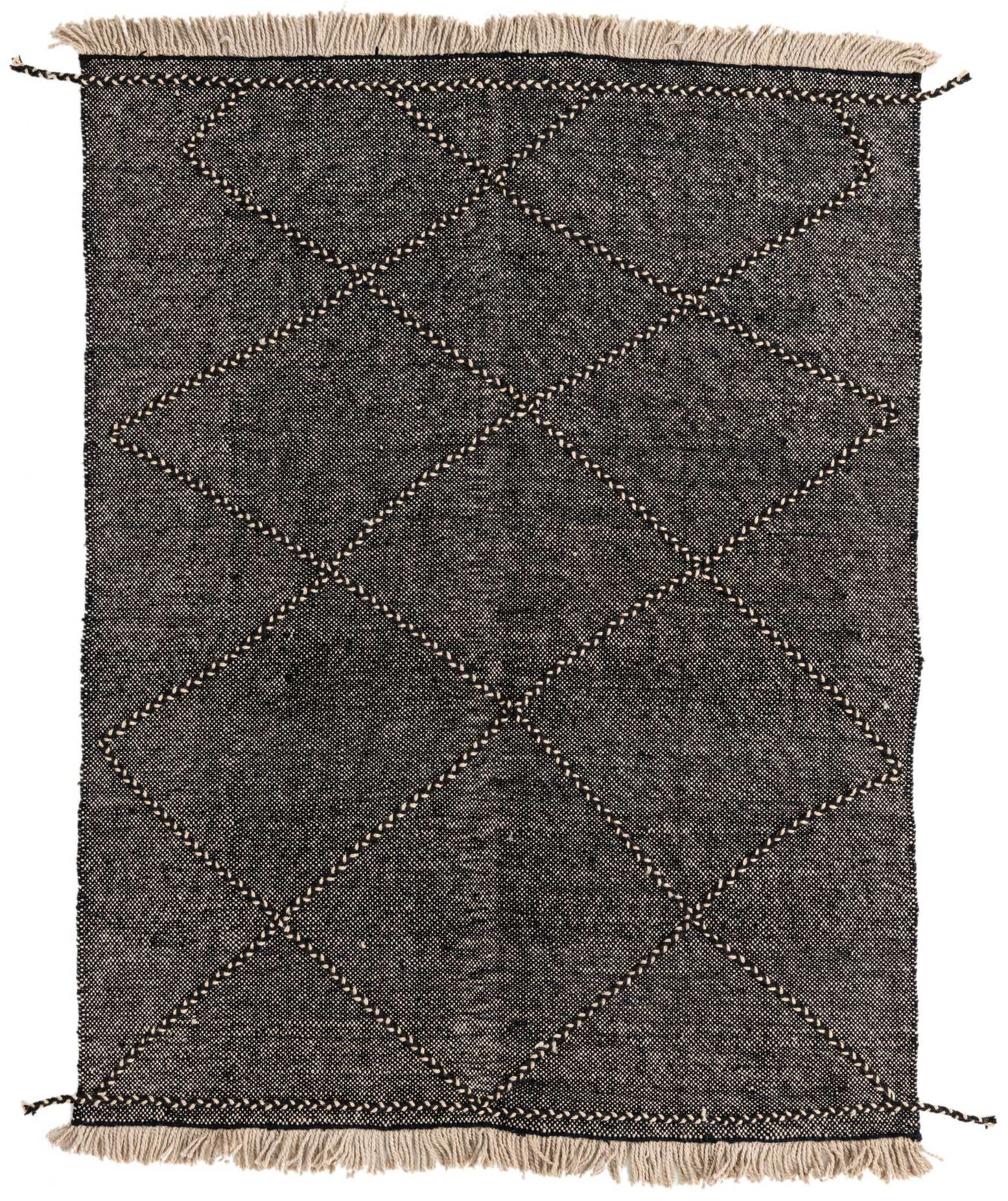 5' 10 x 7' 8 Hand Knotted Moroccan Wool Rug