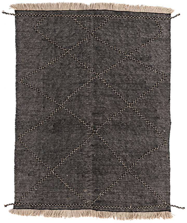 5' 10 x 7' 8 Hand Knotted Moroccan Wool Rug