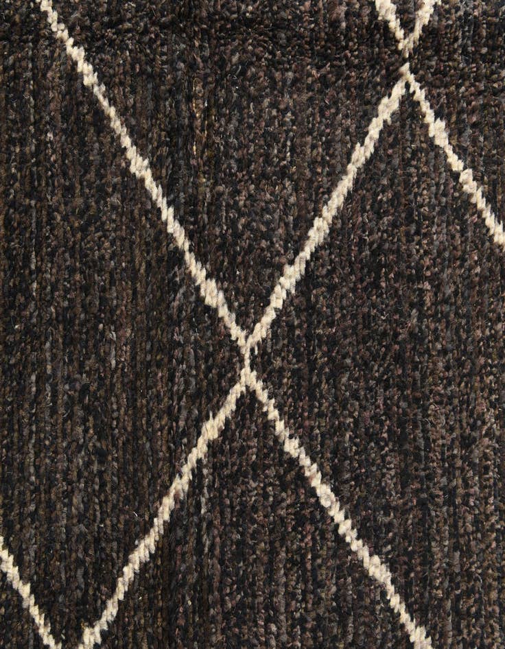 Detail image of 6' 2 x 9' 4  Hand Knotted Moroccan Wool Rug