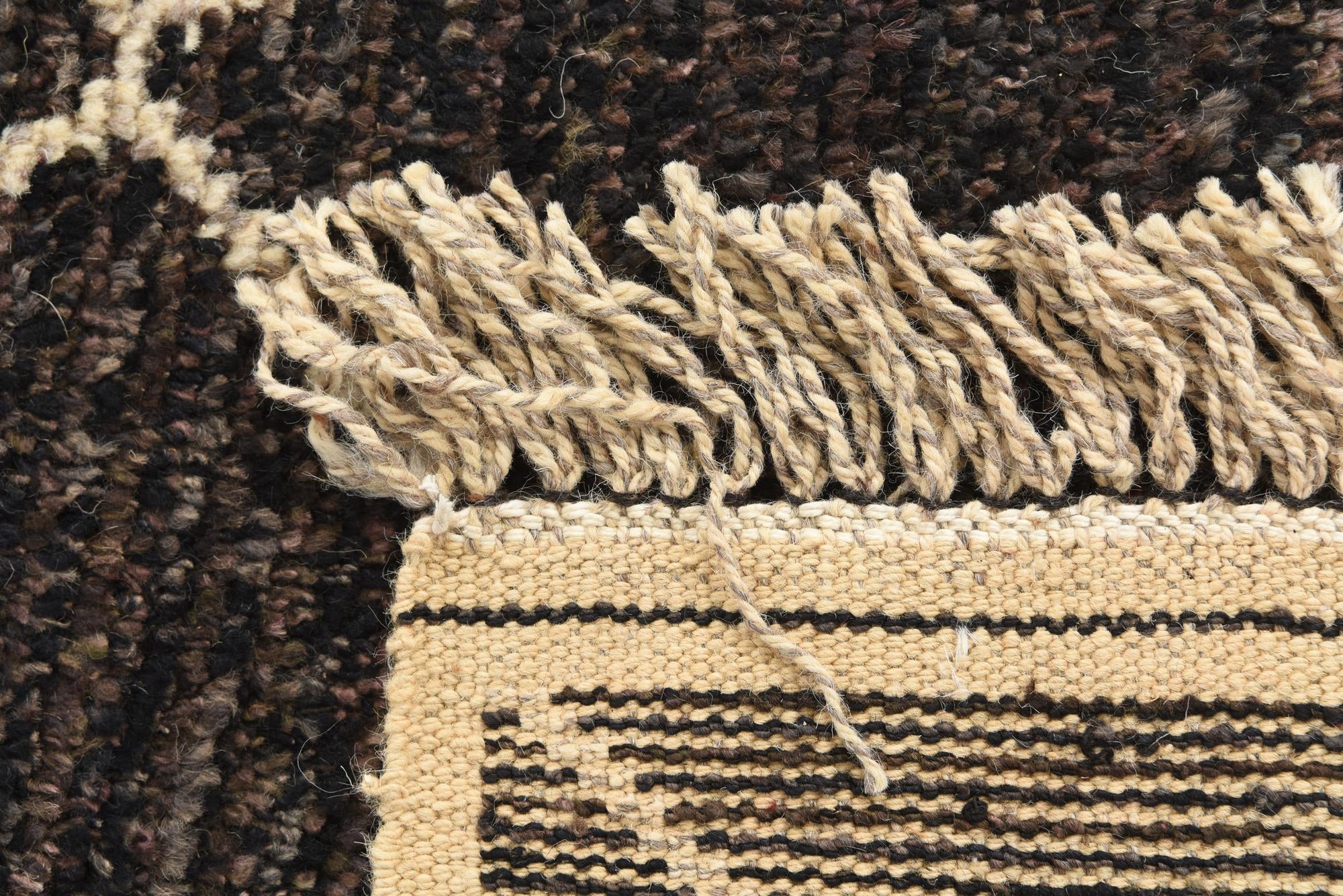 6' 2 x 9' 4 Hand Knotted Moroccan Wool Rug