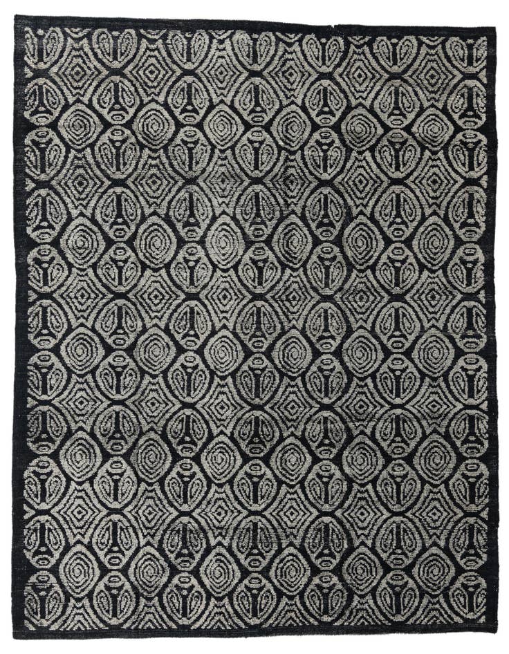 Detail image of 8' 5 x 10' Hand Knotted Moroccan Wool Rug