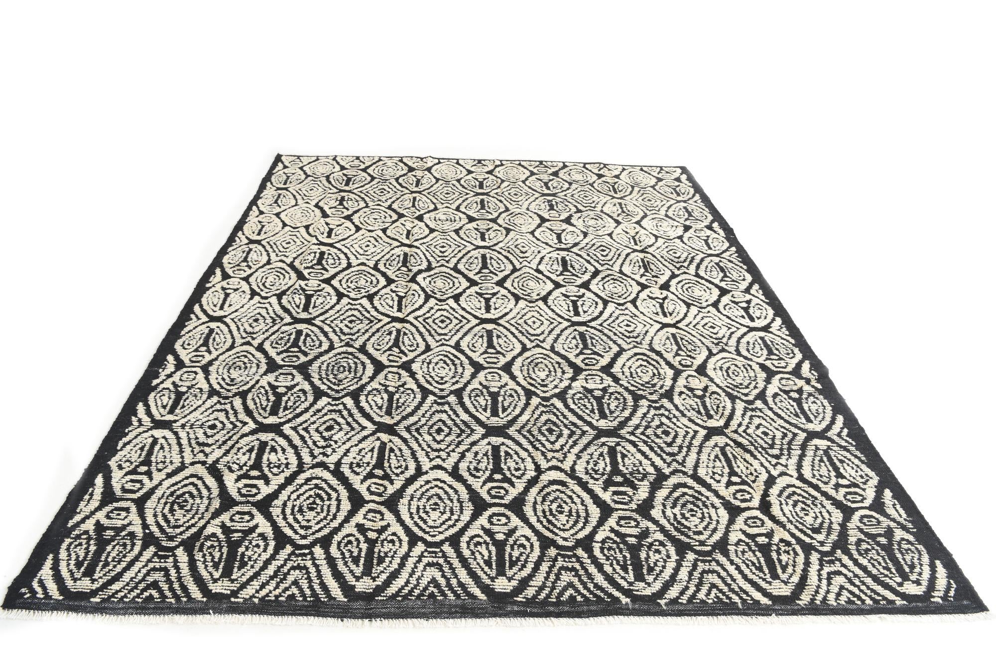 8' 2 x 10' 1 Hand Knotted Moroccan Wool Rug