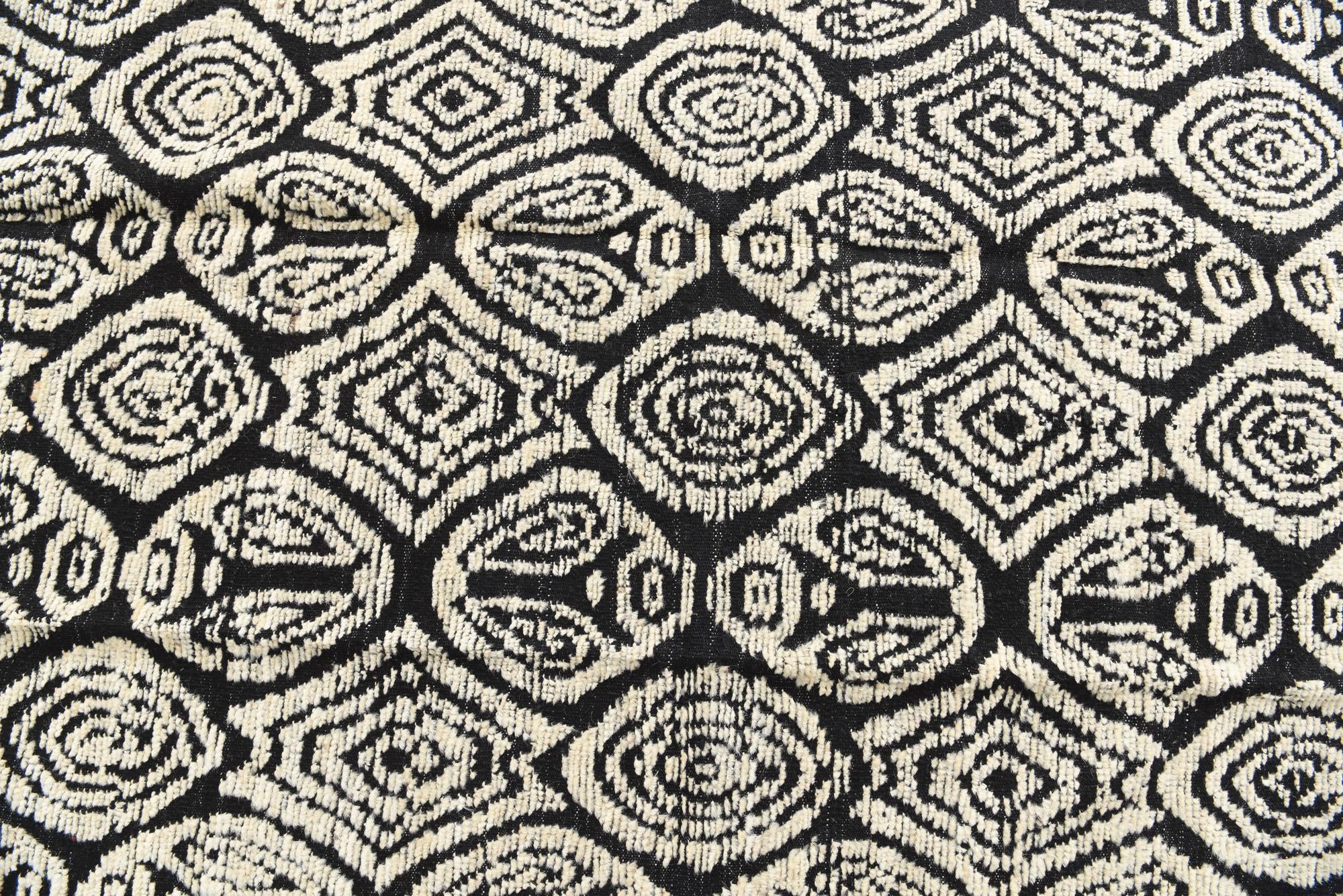 8' 2 x 10' 1 Hand Knotted Moroccan Wool Rug