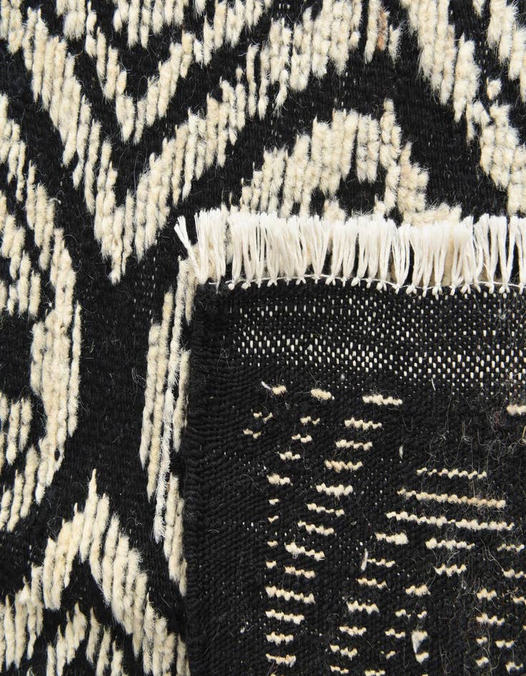 Detail image of 8' 2 x 10' 1  Hand Knotted Moroccan Wool Rug