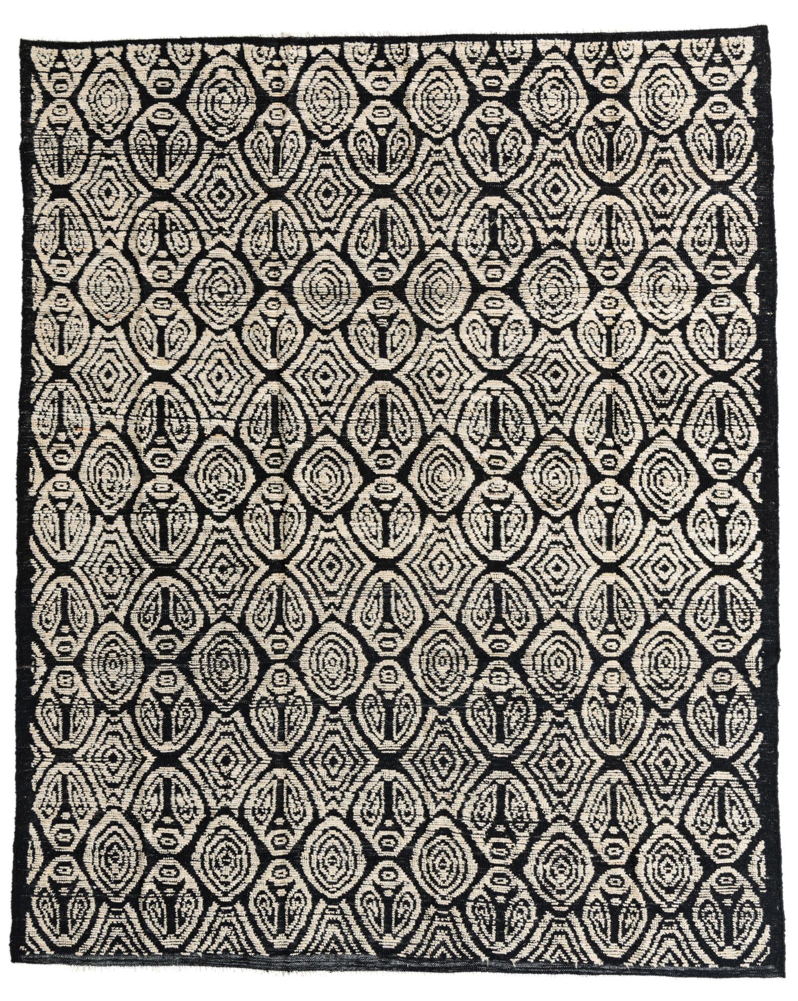 8' 2 x 10' 1 Hand Knotted Moroccan Wool Rug