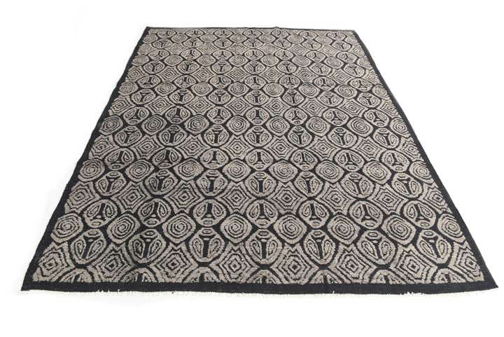 9' 4 x 12' Hand Knotted Moroccan Wool Rug