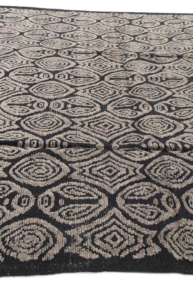 Detail image of 9' 4 x 12' Hand Knotted Moroccan Wool Rug