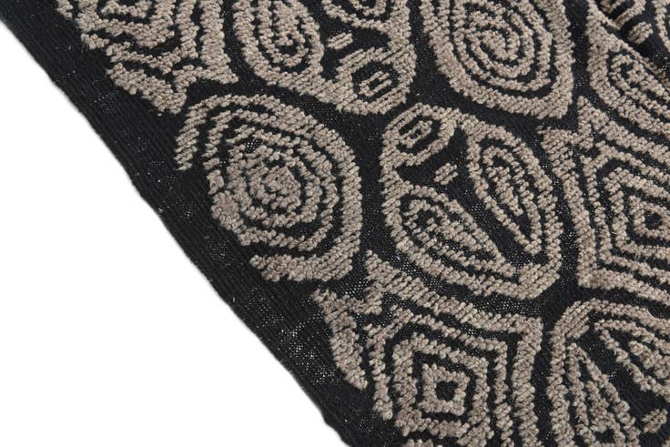 Detail image of 9' 4 x 12' Hand Knotted Moroccan Wool Rug