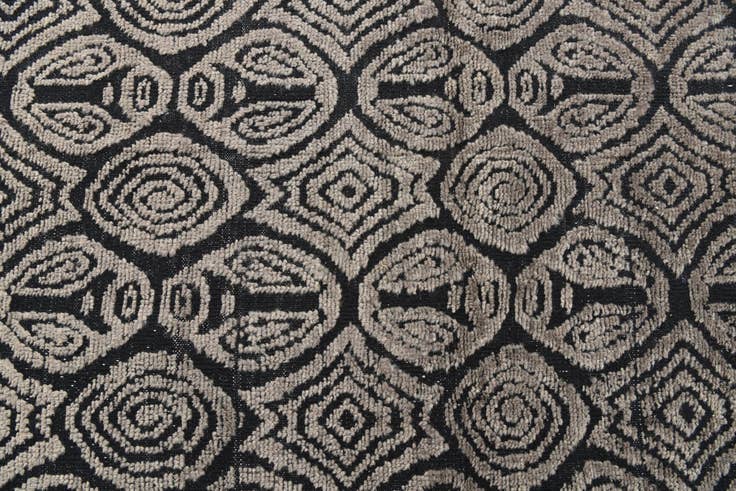 Detail image of 9' 4 x 12' Hand Knotted Moroccan Wool Rug