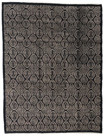 9' 4 x 12' Hand Knotted Moroccan Wool Rug