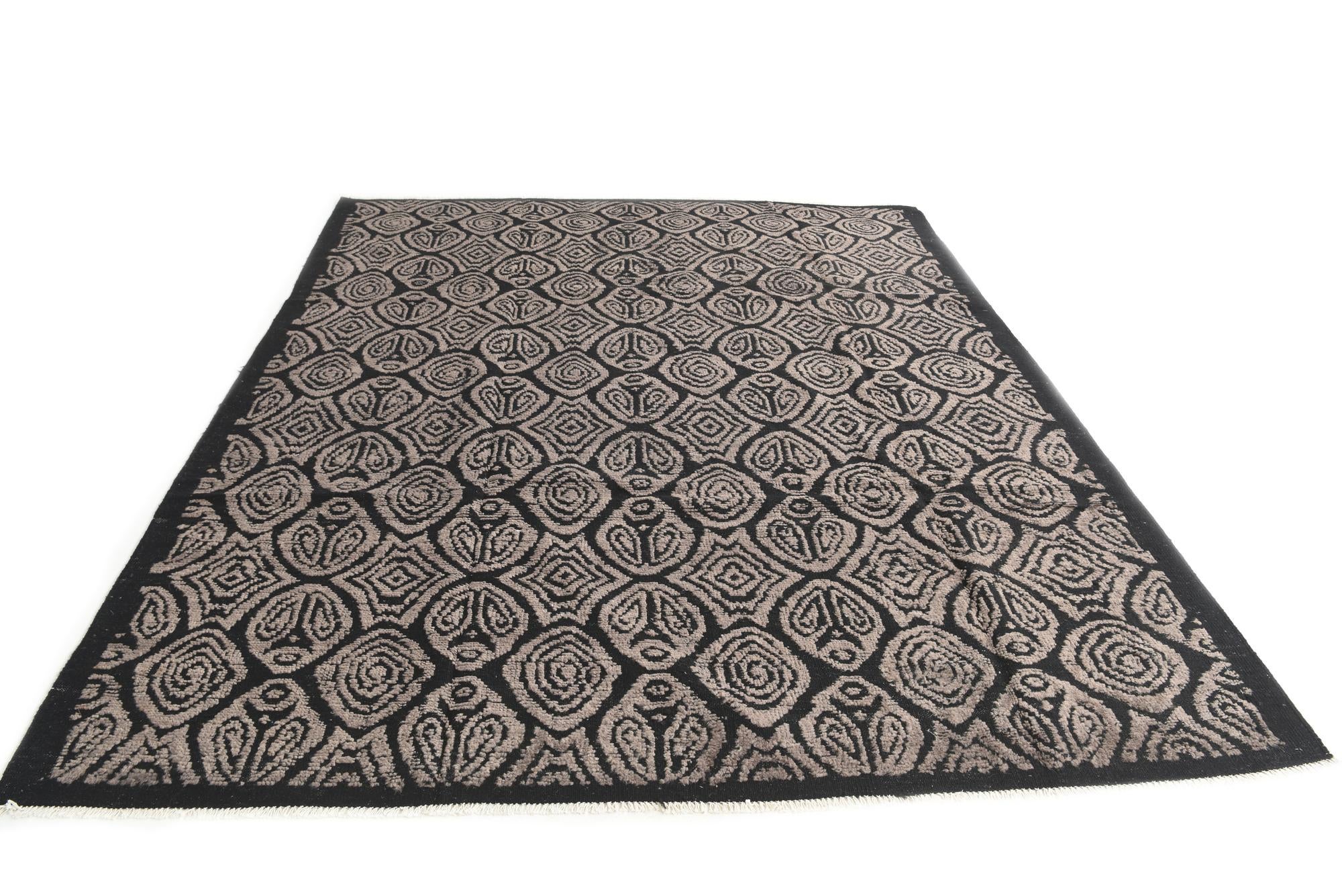 8' 3 x 10' Hand Knotted Moroccan Wool Rug