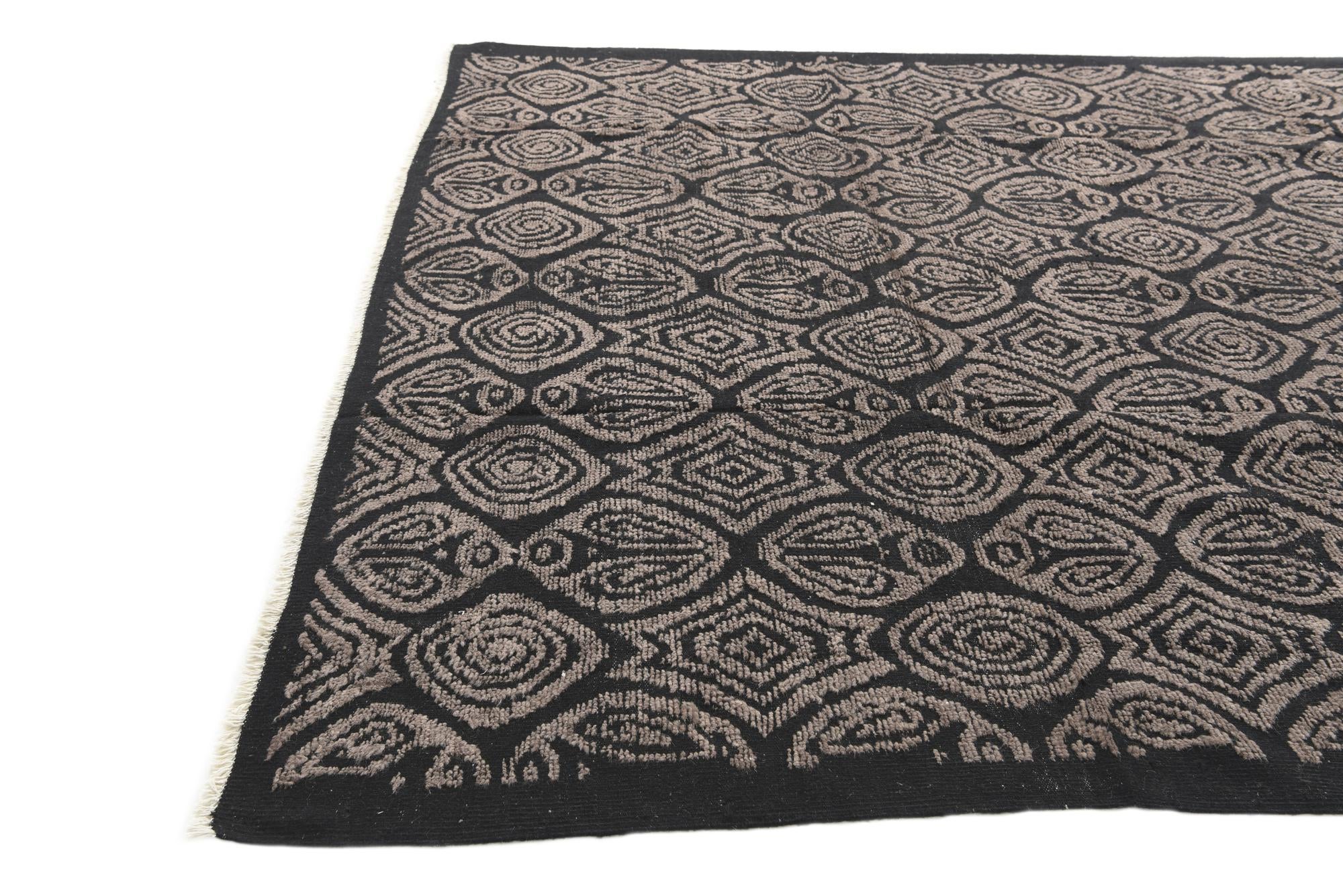 8' 3 x 10' Hand Knotted Moroccan Wool Rug