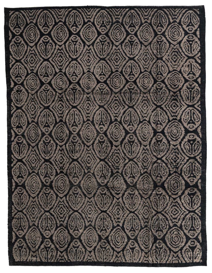 Detail image of 8' 4 x 10' 4 Hand Knotted Moroccan Wool Rug