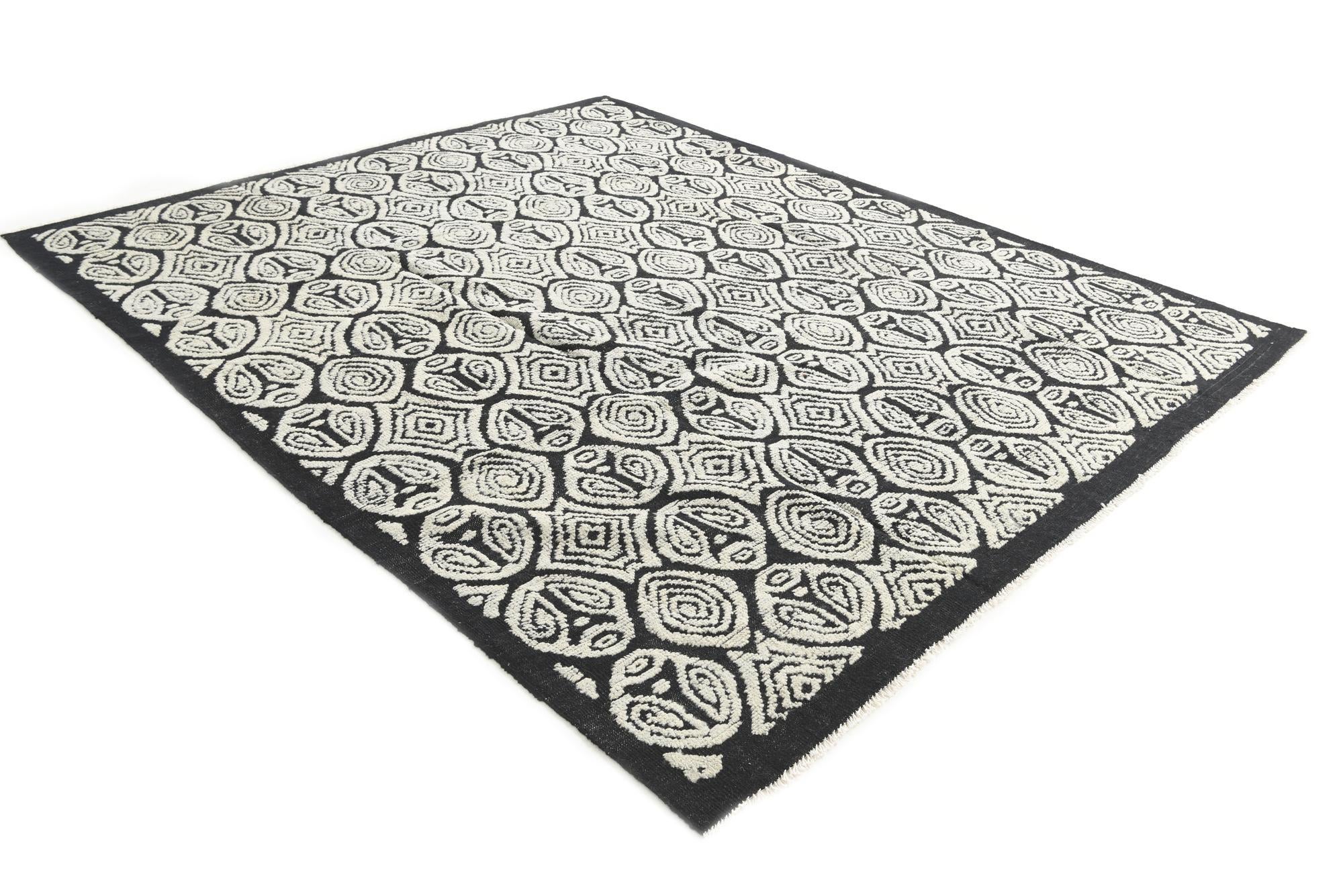 8' 6 x 10' 2 Hand Knotted Moroccan Wool Rug