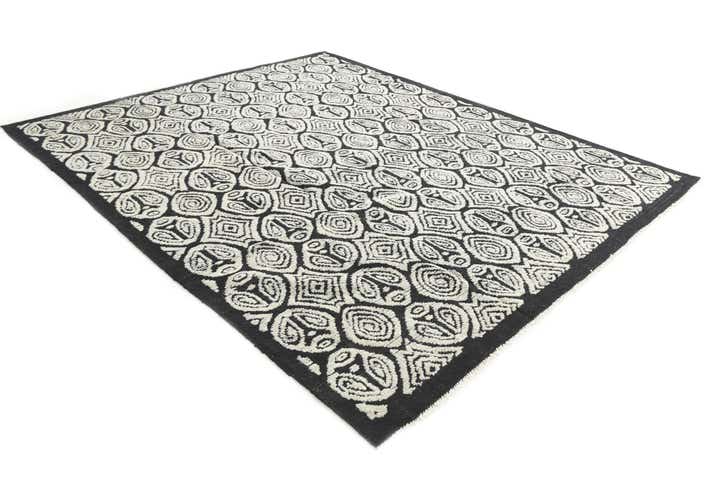 8' 6 x 10' 2 Hand Knotted Moroccan Wool Rug