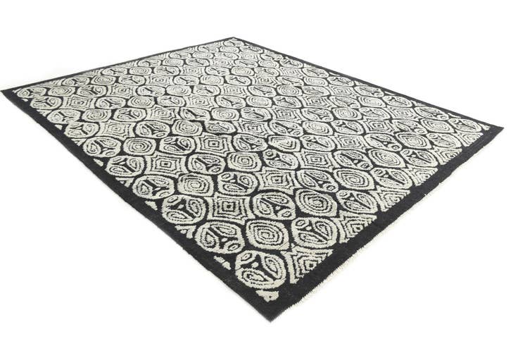 Detail image of 8' 6 x 10' 2 Hand Knotted Moroccan Wool Rug