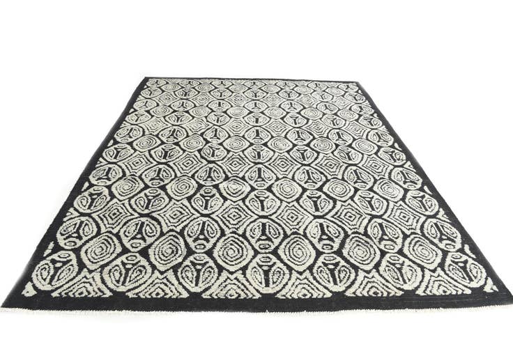 Detail image of 8' 6 x 10' 2 Hand Knotted Moroccan Wool Rug