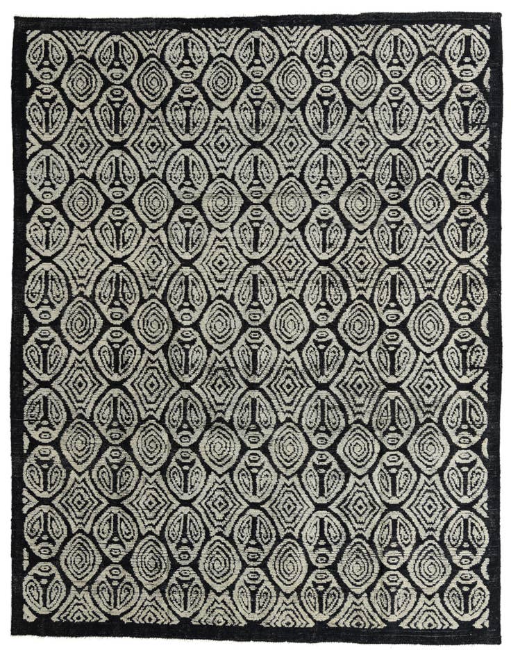 Detail image of 8' 6 x 10' 2 Hand Knotted Moroccan Wool Rug