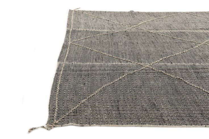Detail image of 9' 5 x 14' 4 Hand Knotted Moroccan Wool Rug